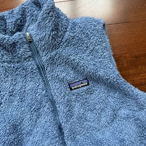{Patagonia} Los Gatos Full Zip Fleece Vest in Blue Outdoor Women's Medium